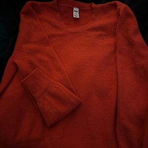 Victoria Secret Orange Sweater 2X  Super soft! Only worn once